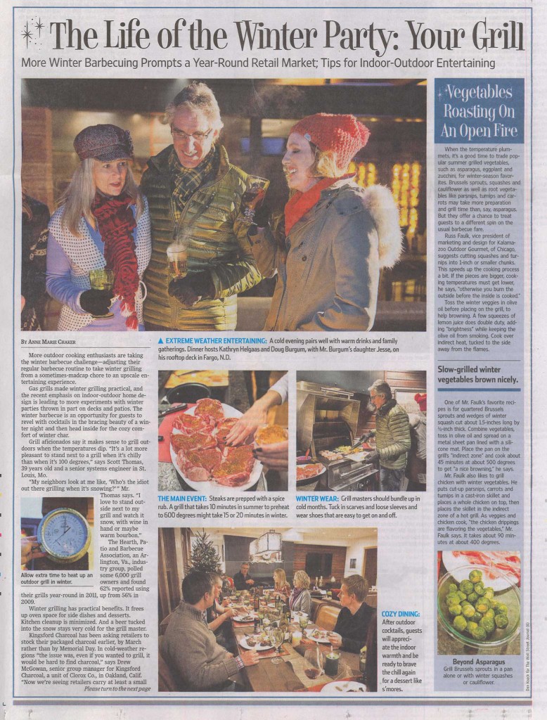 You go, grill: KG/LE’s SkyBarn patio featured in Wall Street Journal