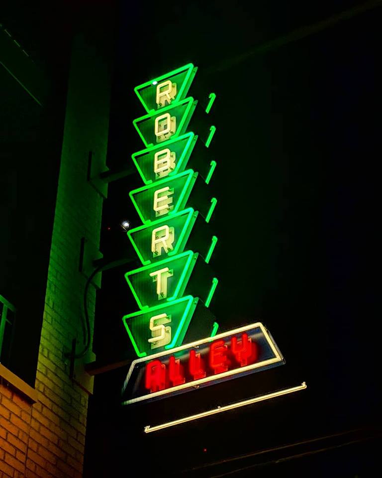 Shining a neon light on Roberts Alley